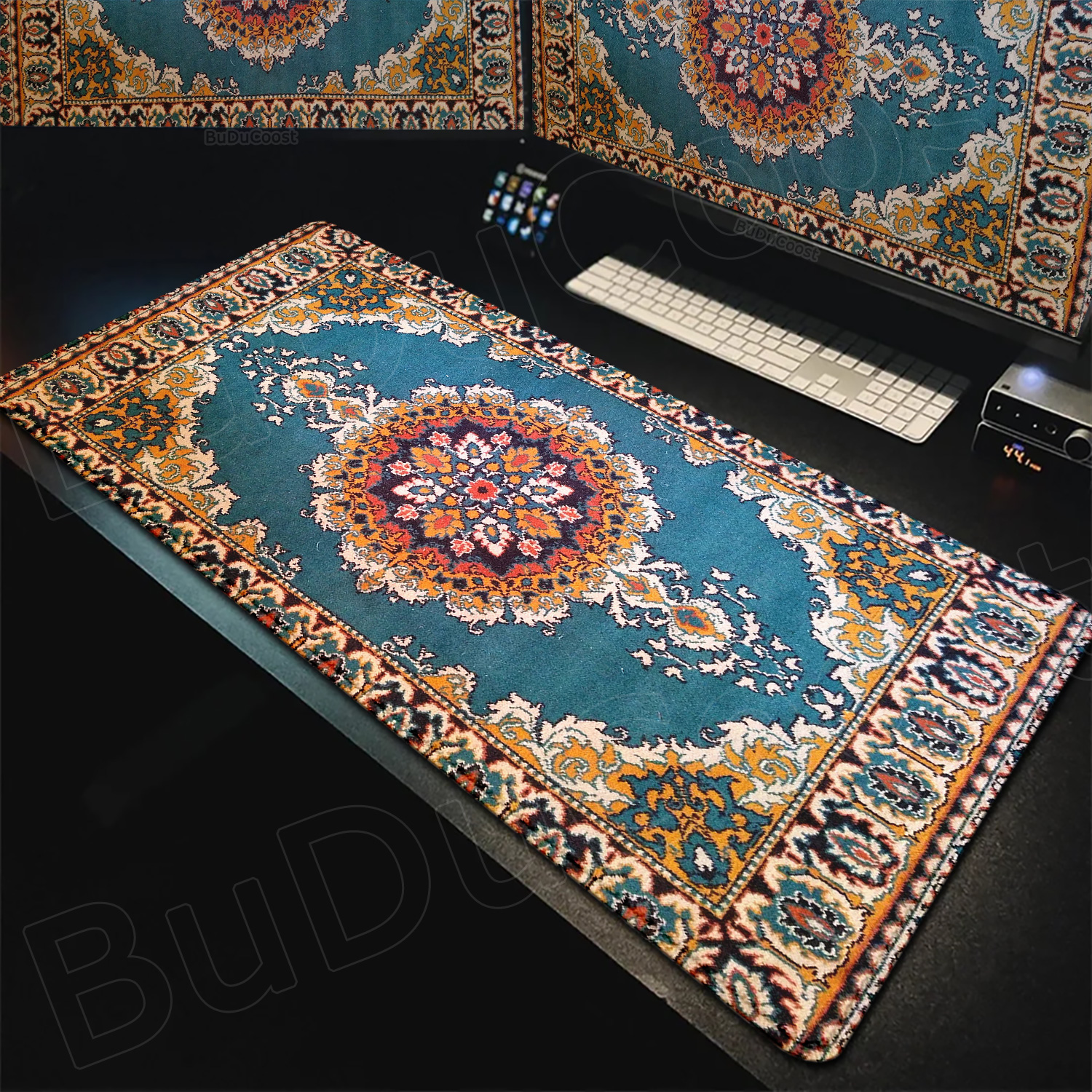 Karpet Persia Besar Alas Mouse - Retro Gaming Keyboard And Mouse ulasan dan harga