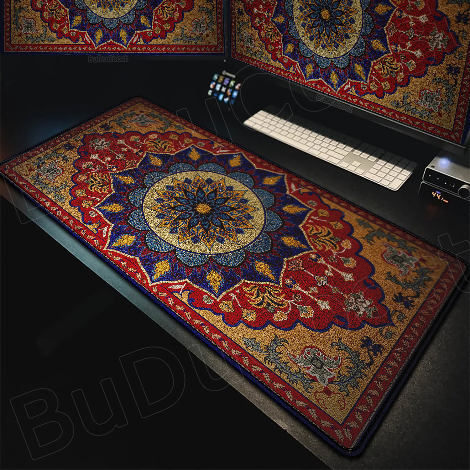 Karpet Persia Besar Alas Mouse - Retro Gaming Keyboard And Mouse ulasan dan harga
