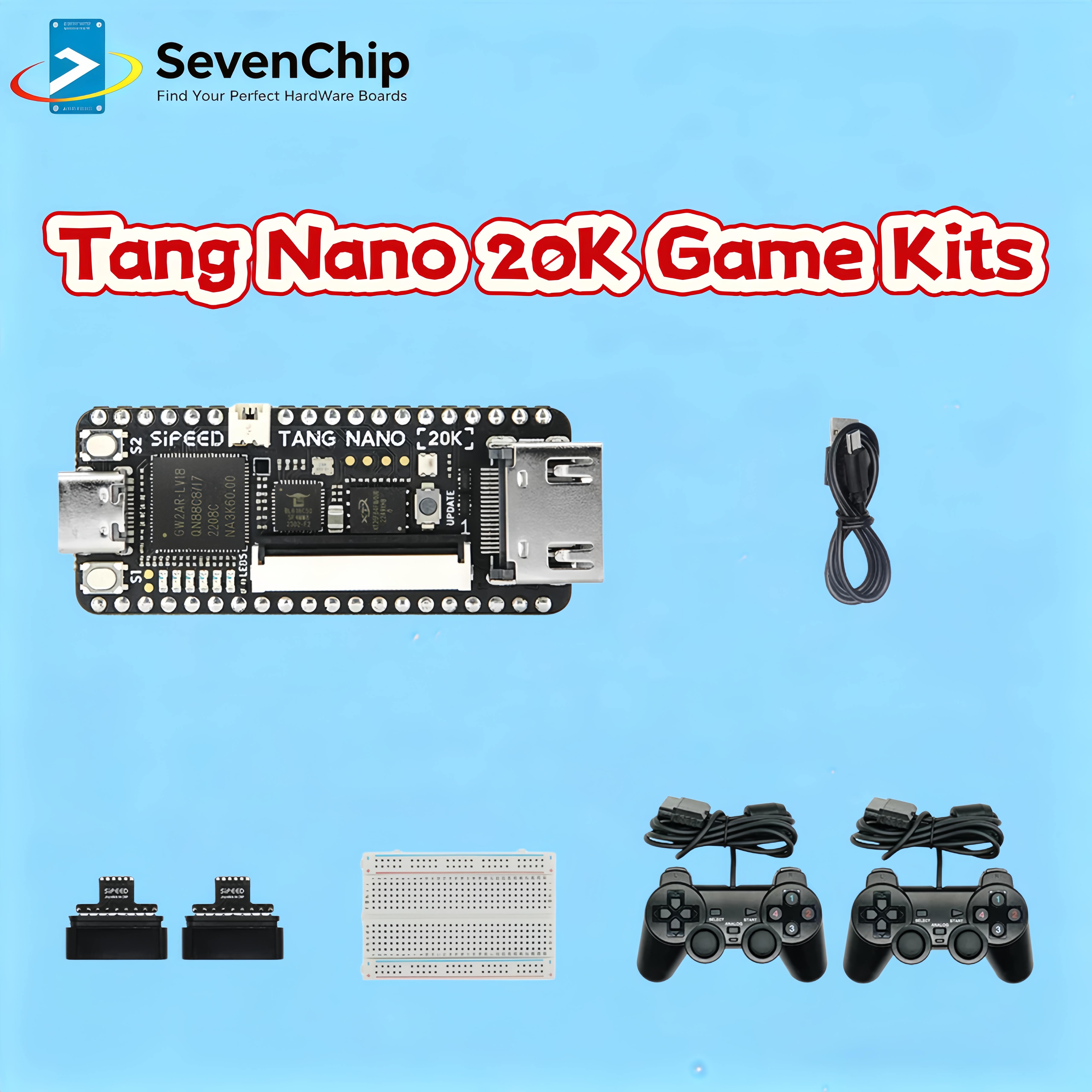 SevenChip Tang Nano 20K FPGA G - Retro Gaming Cable ulasan dan harga