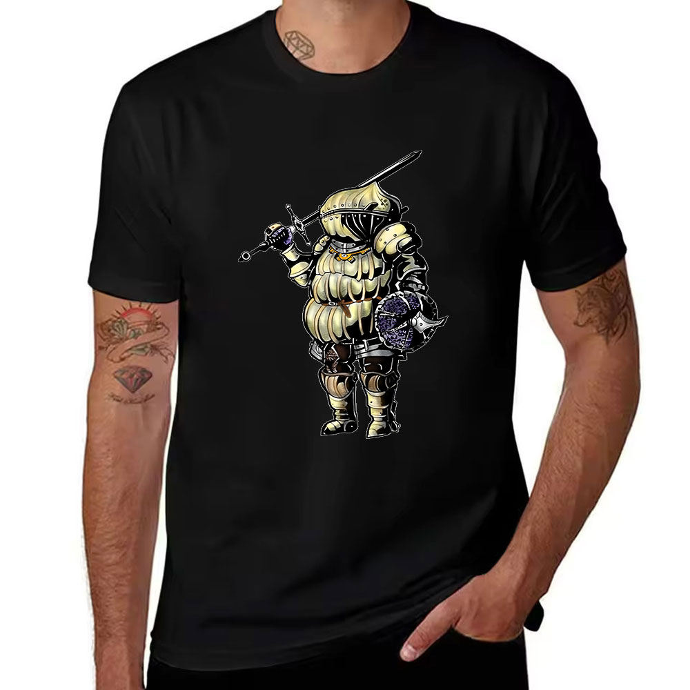 Kaos Katun Lengan Pendek Pria  - Retro Knight Gaming ulasan dan harga