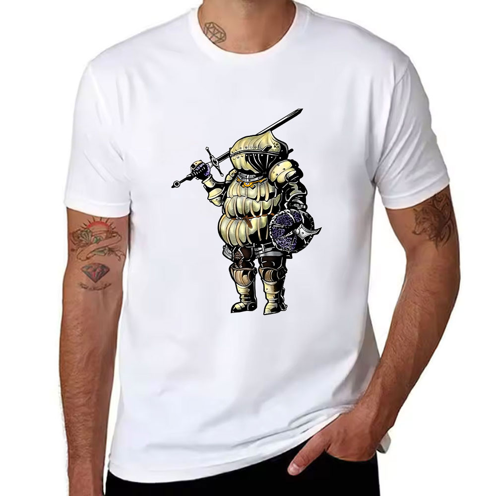 Kaos Katun Lengan Pendek Pria  - Retro Knight Gaming ulasan dan harga