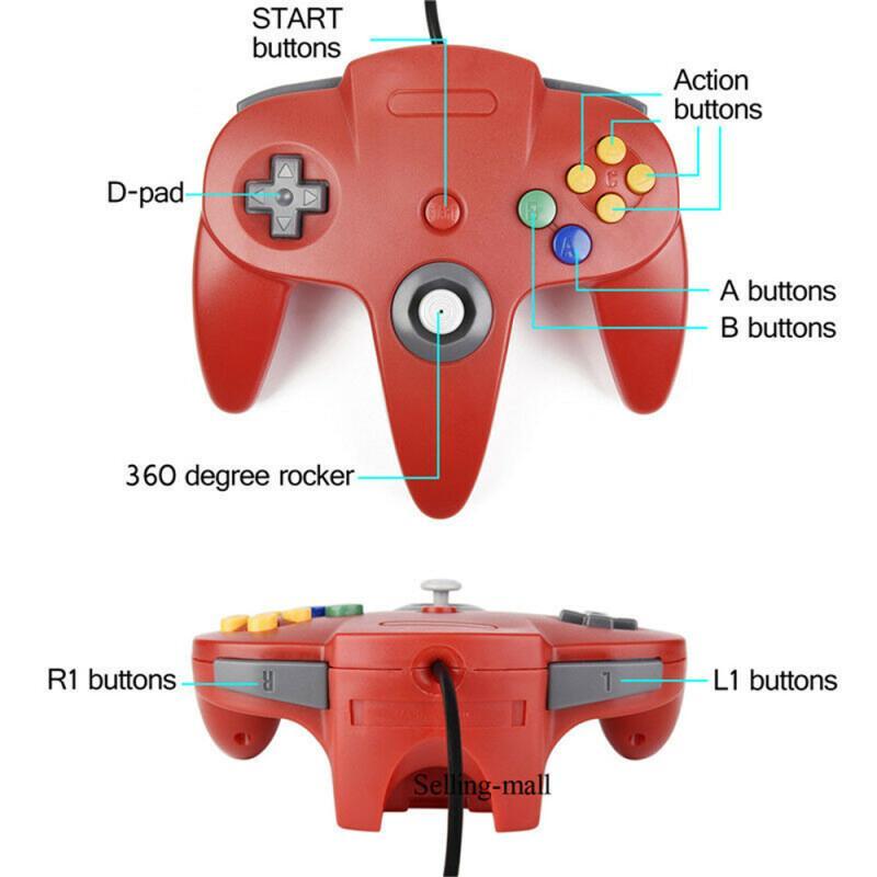 N64 kontroler klasik berkabel  - Retro Gaming Corps ulasan dan harga