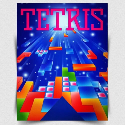 PLAKAT TETRIS METAL SIGN - Pos - Retro Gaming Style ulasan dan harga