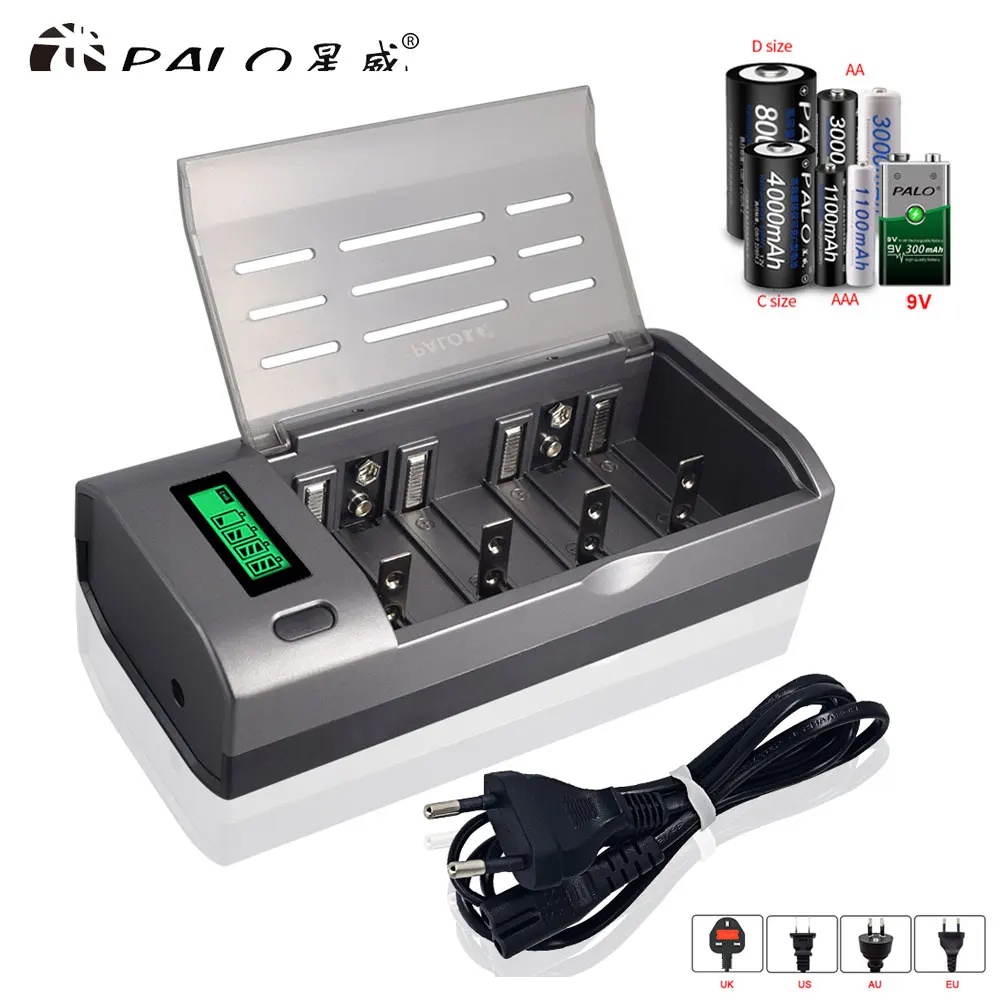PALO Pengisi Daya Pintar Layar - Rechargeable Battery Aa ulasan dan harga