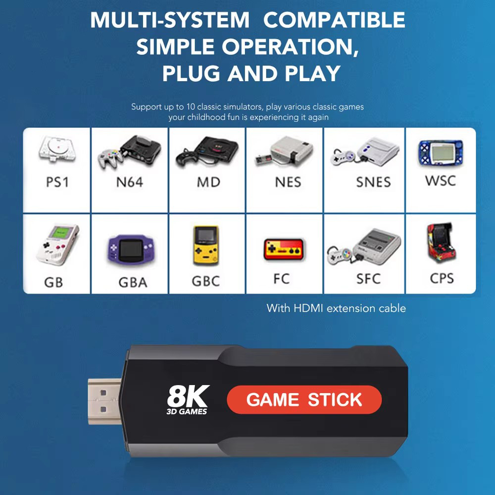 X2 Game Stick HD 4K 8K 3D Kons - Retro Gaming Raspberry Pi ulasan dan harga