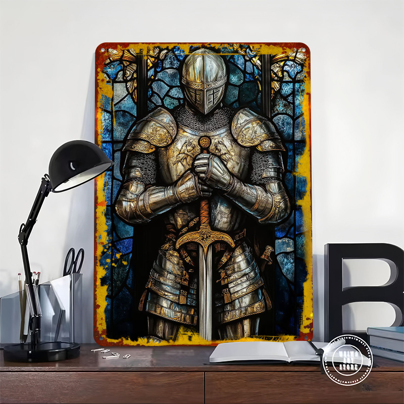 Poster Plakat Timah Ksatria Be - Retro Knight Gaming ulasan dan harga