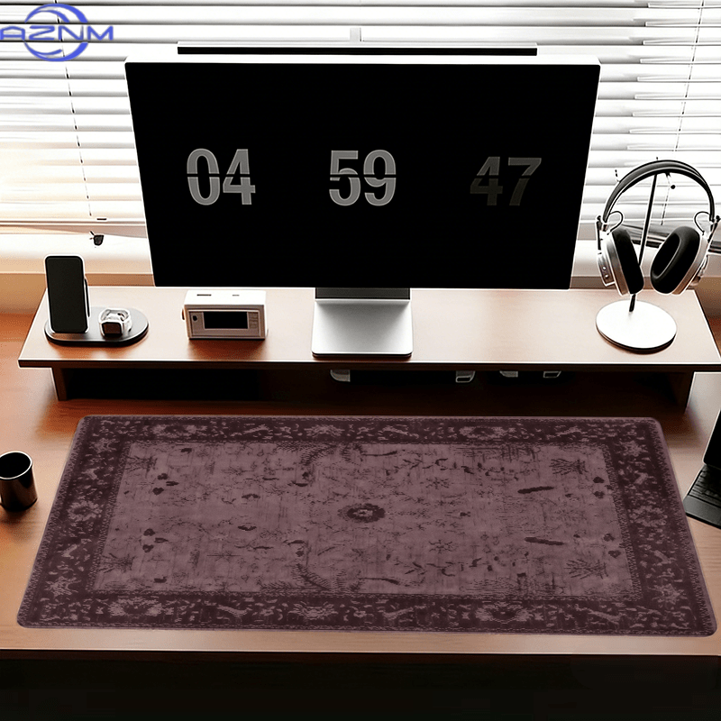 Alas Meja Retro Boho & Alas Mo - Retro Gaming Desk Setup ulasan dan harga