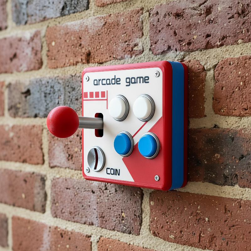 Pelat Tombol Saklar Game Arcad - Retro Gaming Style ulasan dan harga