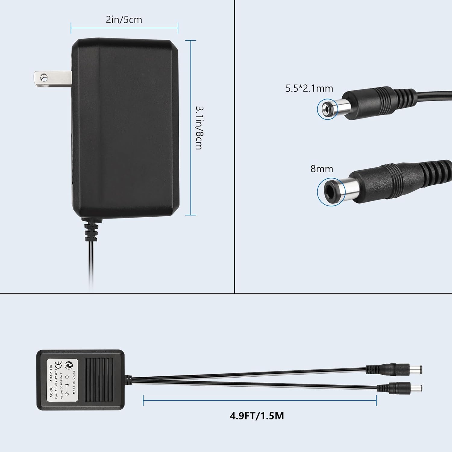 Kabel Adaptor Daya AC 3 in 1 C - Retro Gaming Cable ulasan dan harga