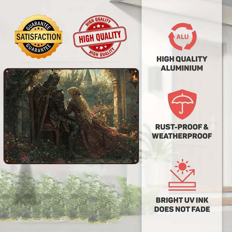 Poster Tinplate Ksatria dan Ga - Retro Knight Gaming ulasan dan harga
