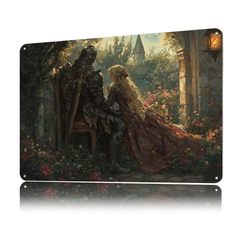 Poster Tinplate Ksatria dan Ga - Retro Knight Gaming ulasan dan harga