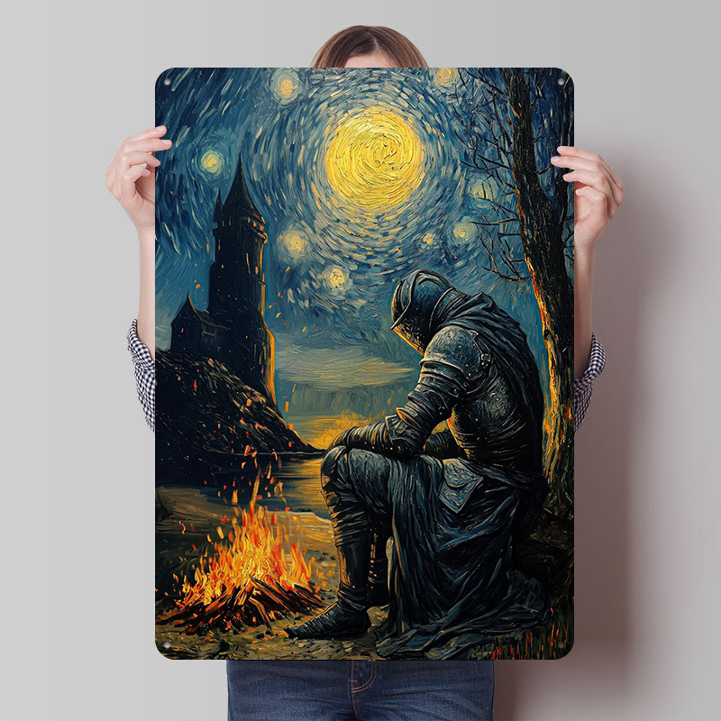 Poster Plakat Timah Knight By  - Retro Knight Gaming ulasan dan harga