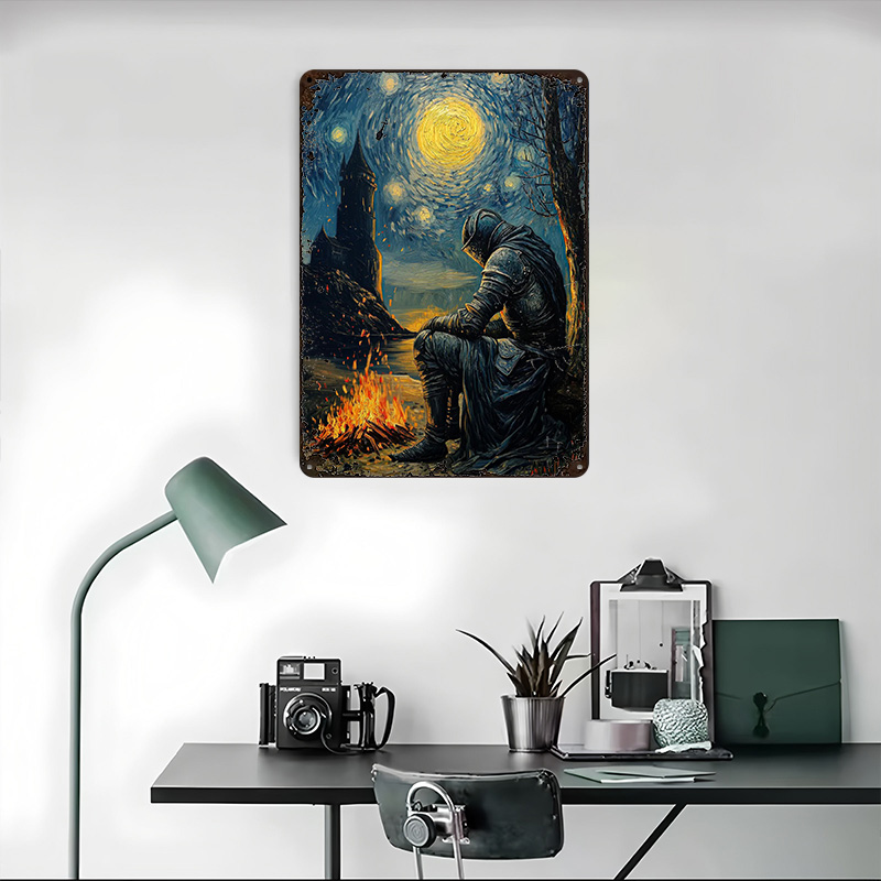 Poster Plakat Timah Knight By  - Retro Knight Gaming ulasan dan harga