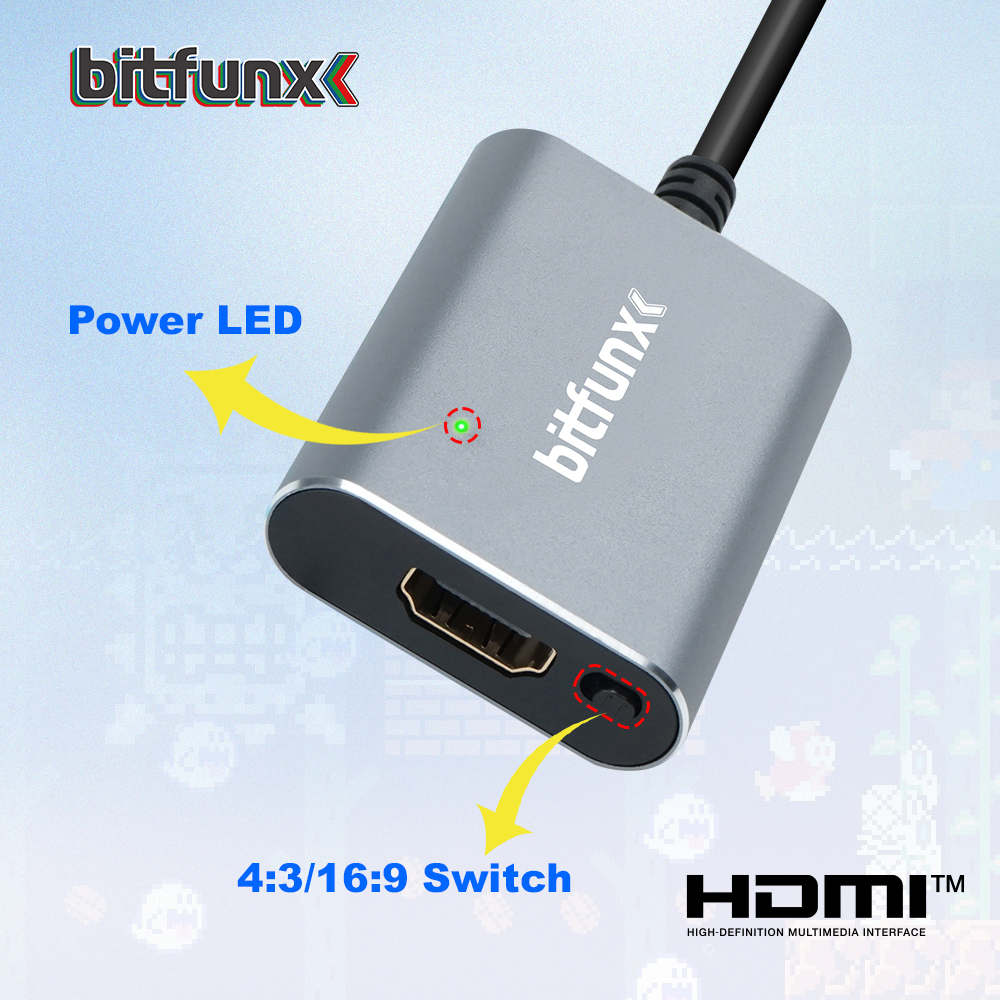 Bitfunx 720P HDMI ™   Adaptor  - Retro Gaming Upscaler ulasan dan harga