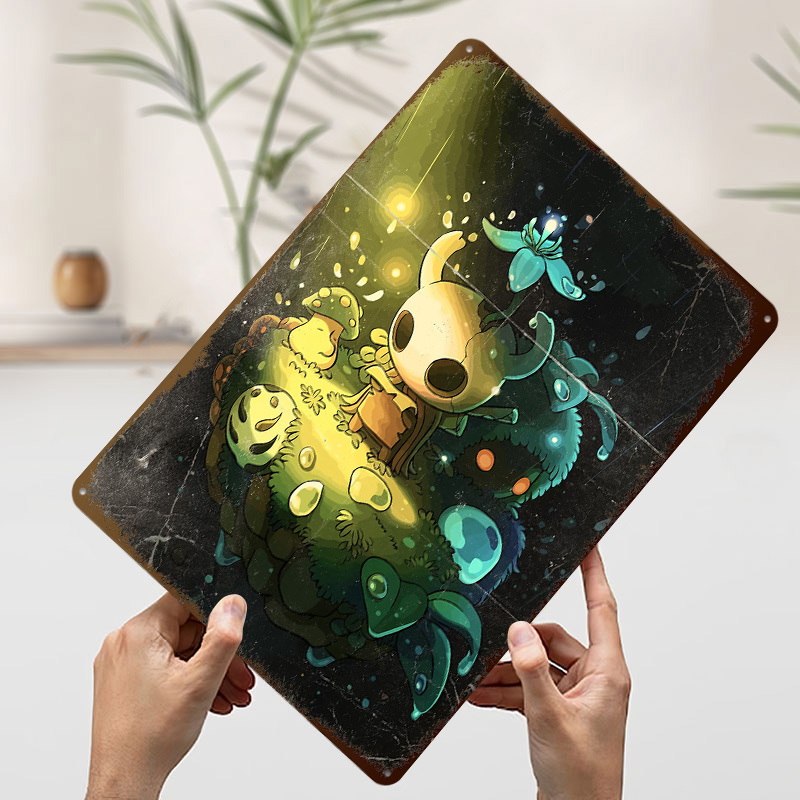 Poster Karakter Hollow Knight  - Retro Knight Gaming ulasan dan harga