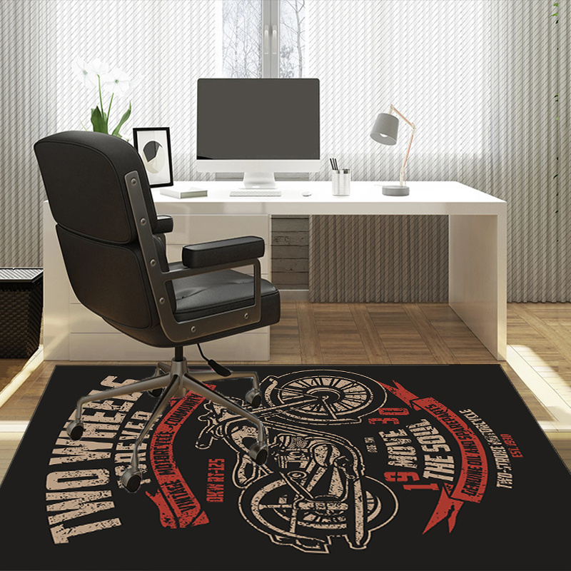 Karpet meja bertema sepeda mot - Retro Gaming Desk Setup ulasan dan harga