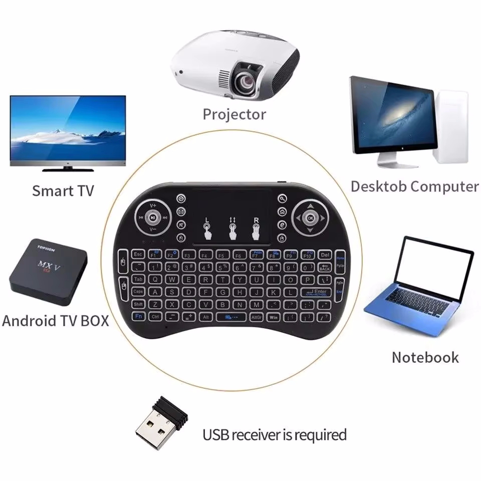 Keyboard Nirkabel Air Mouse Ba - Retro Gaming Corps ulasan dan harga
